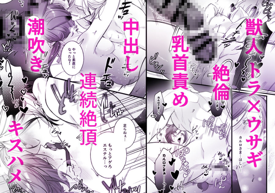 遊び人トラ辺境伯はうさぎさんに理性崩壊中 サンプル画像10