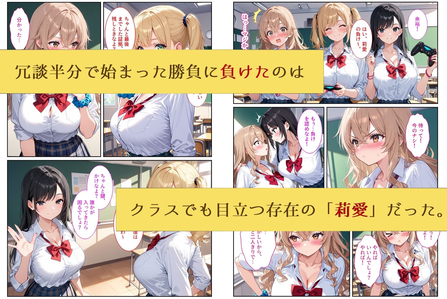 陰キャの僕が一軍ギャルたちの罰ゲームでセックスしたら、なぜか全員セフレになりました