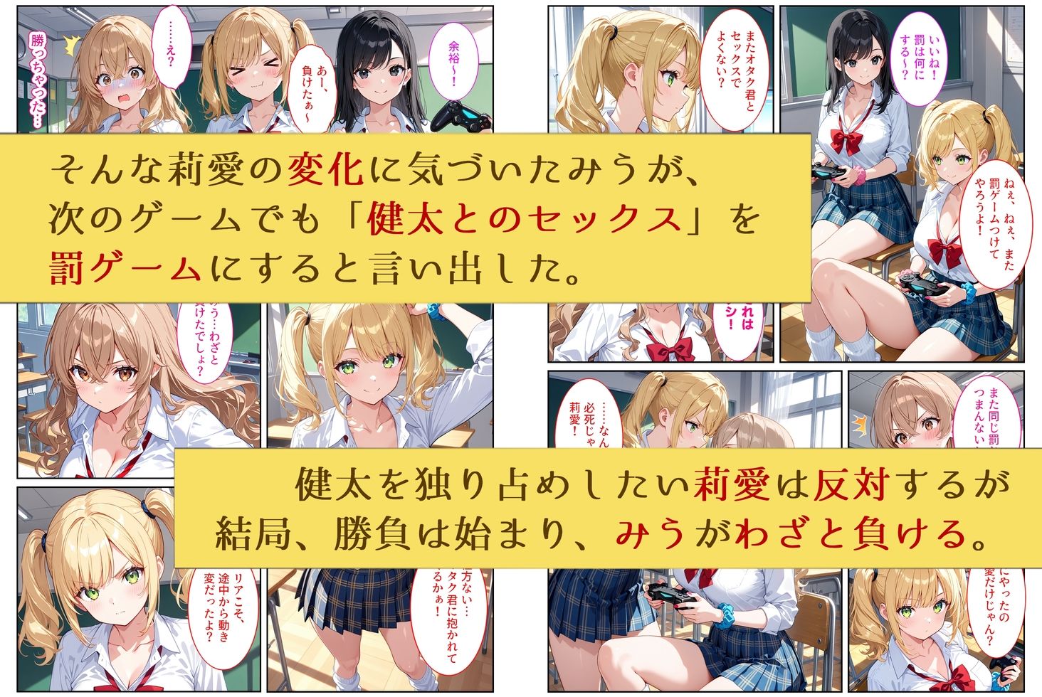 陰キャの僕が一軍ギャルたちの罰ゲームでセックスしたら、なぜか全員セフレになりました