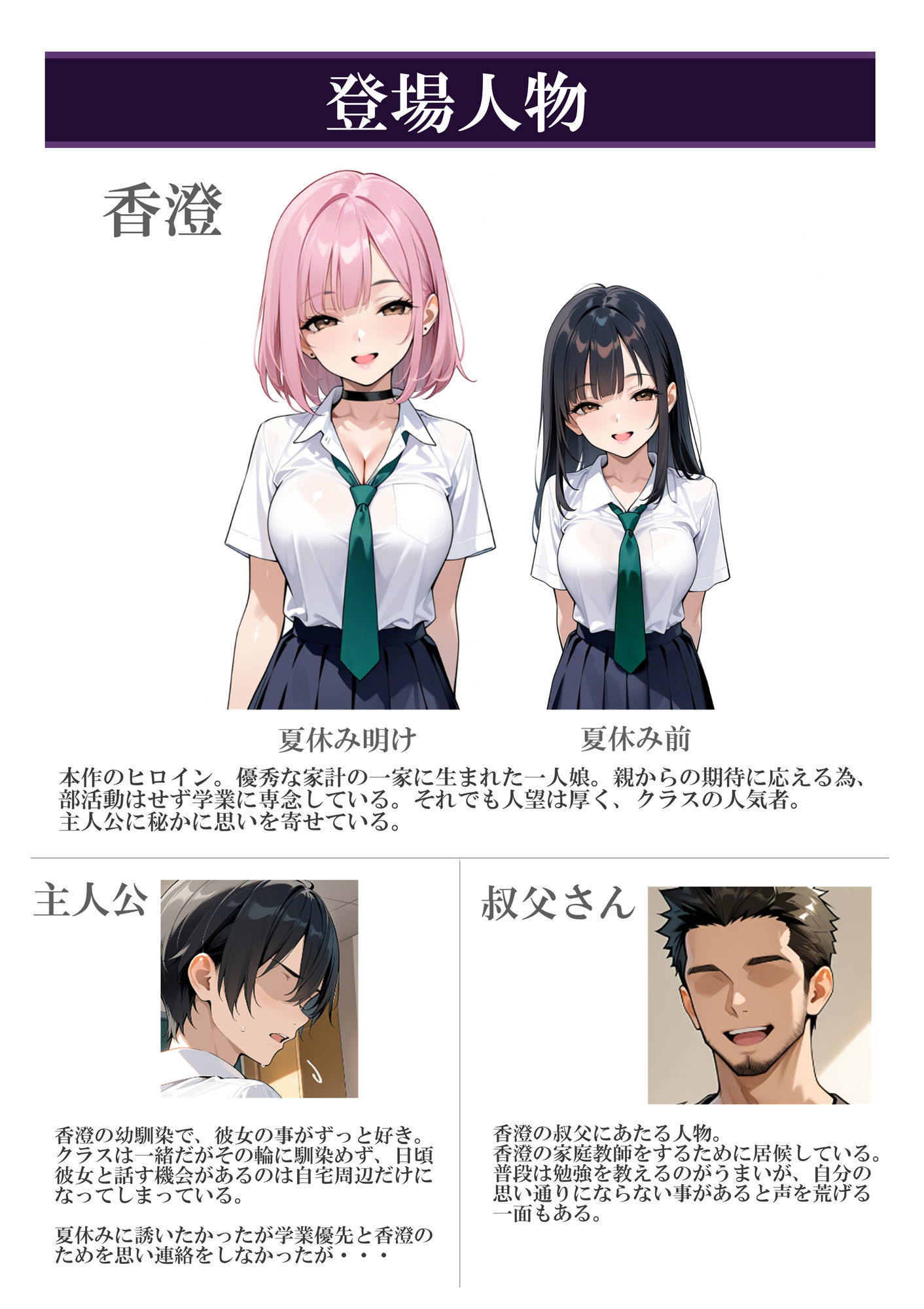 夏休み明けの寝取られ報告〜ずっと好きだった幼馴染の知らない夏〜