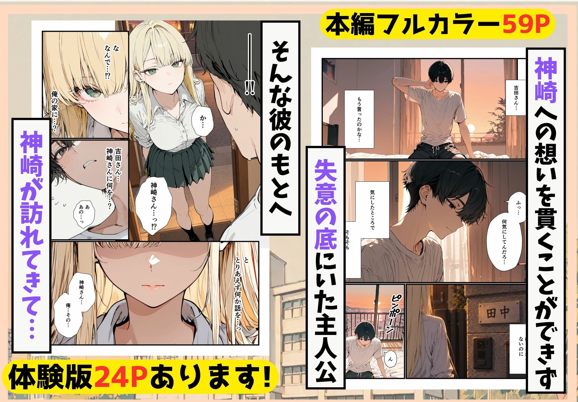 隣の席のギャルのことが好きなのに、巨乳の同級生が誘惑してくる 7枚目
