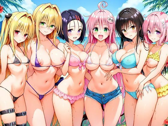 ハーレム計画大暴走！ 南国ビーチで水着ヒロインを催●触手が襲ってメス堕ち1