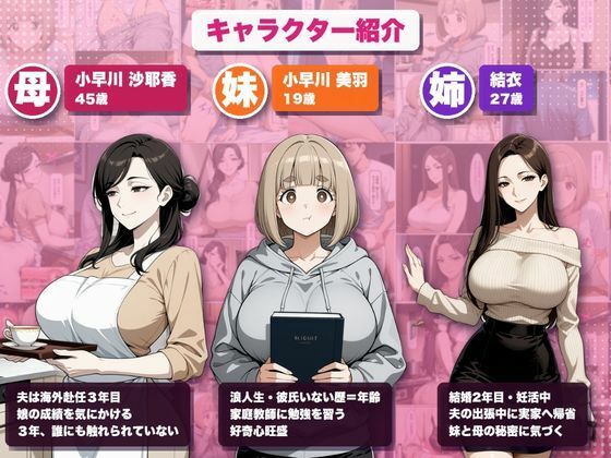 娘の家庭教師に種付けされまくった巨乳母娘の話 画像1