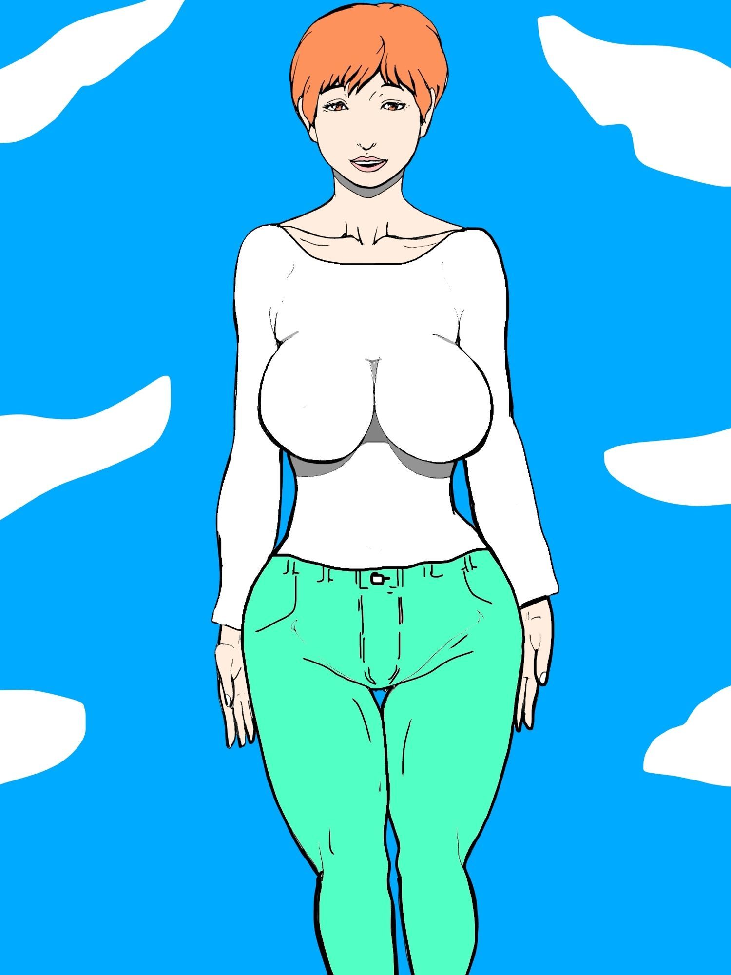 美人ママさんと不良グループが混ざり合ってた 画像3