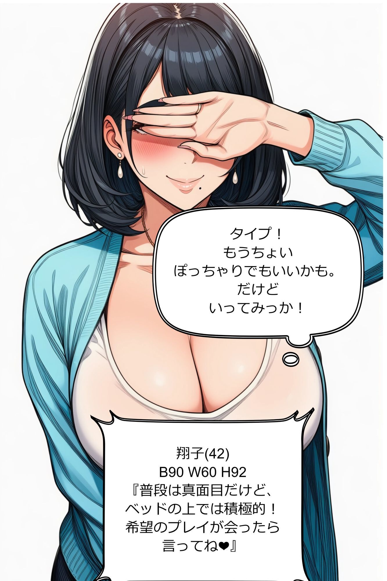 デリヘルで巨乳熟女指名したら本番できた。翔子（42）B90 W60 H92