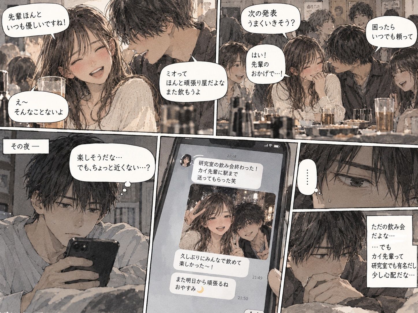 『遠距離恋愛中の彼女を、大学の先輩に寝取られた。』