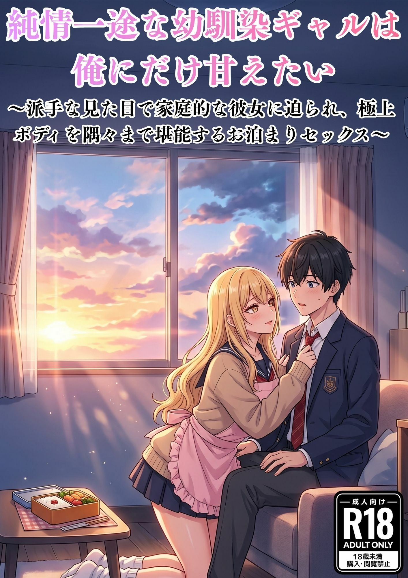 純情一途な幼馴染ギャルは俺にだけ甘えたい〜派手な見た目で家庭的な彼女に迫られ、極上ボディを隅々まで堪能するお泊まりセックス〜
