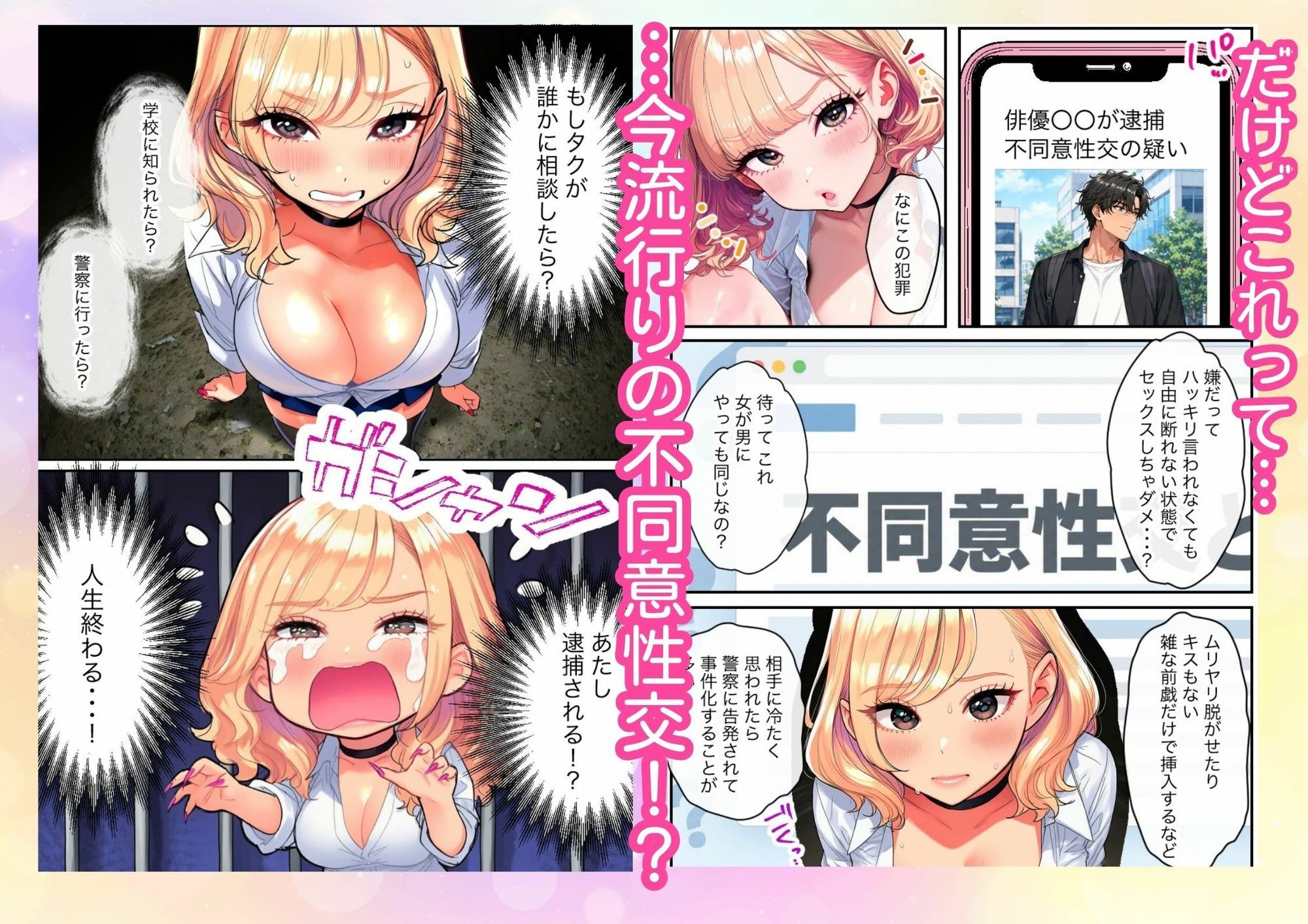 生意気ギャルが不同意性交しちゃってオタクに優しくなっていく 画像3