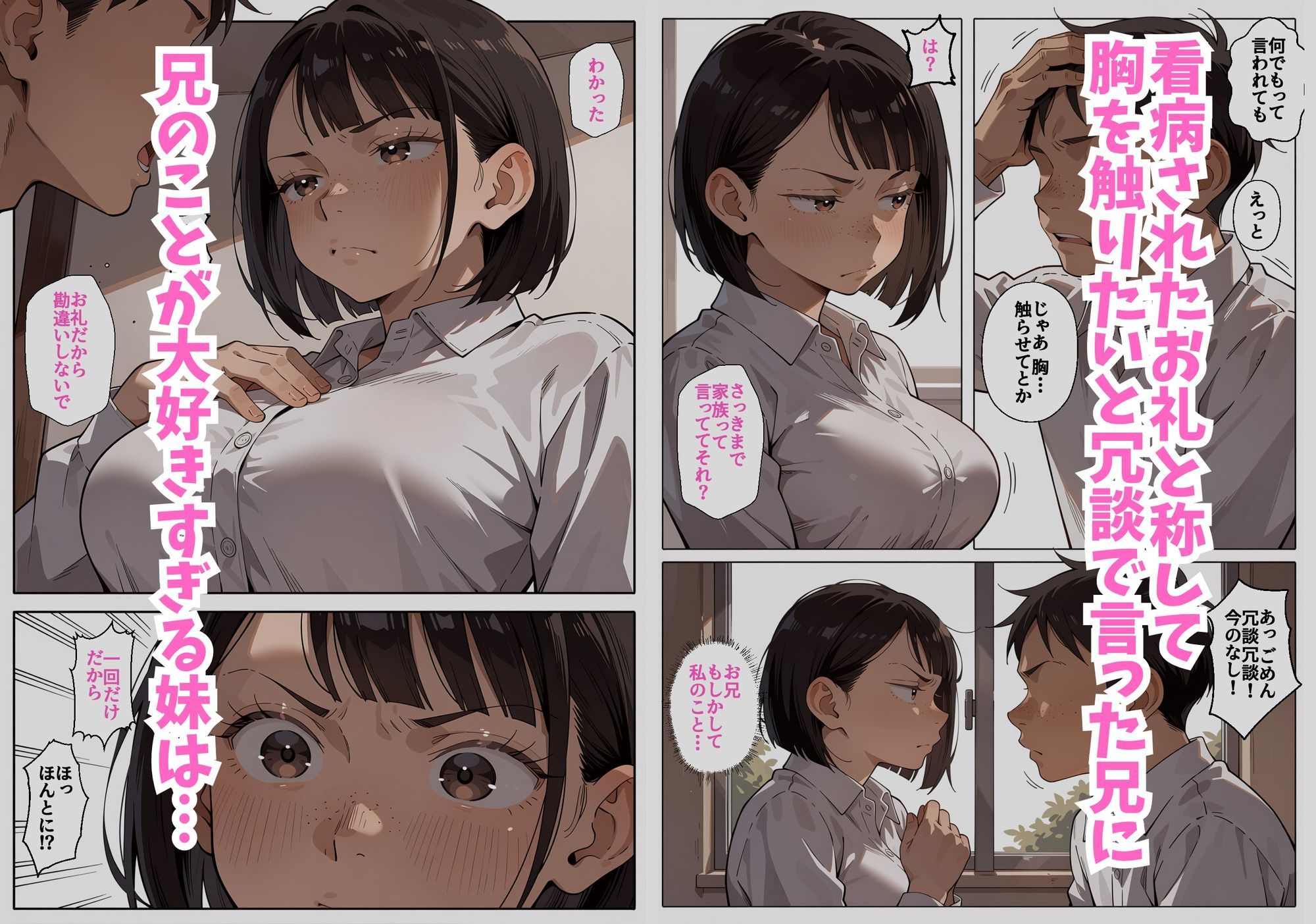 【無料エロ漫画】d_832066 俺にだけ不機嫌な妹のお返し性生活 〜口実作って兄に身体を許すドスケベ妹〜(アツバキ)