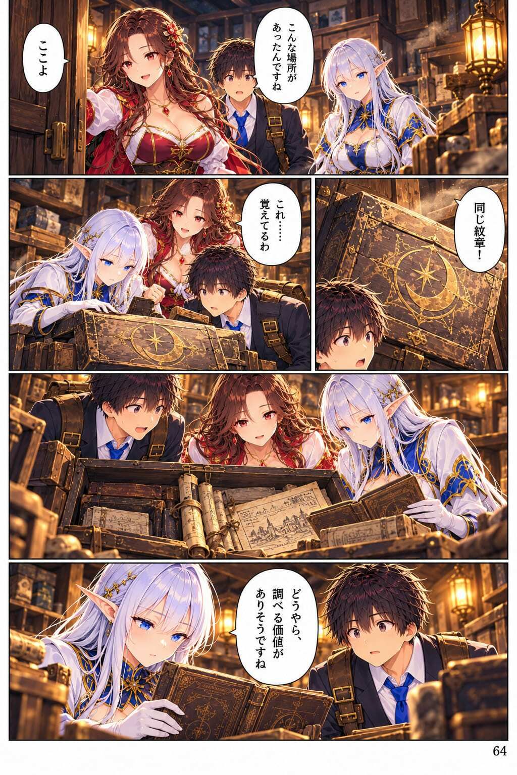 【全11話・約110P・フルカラー】異世界転移したら美女だらけの宿屋に就職しました！？ 第1部 〜月灯り亭と月の道〜本編 画像4