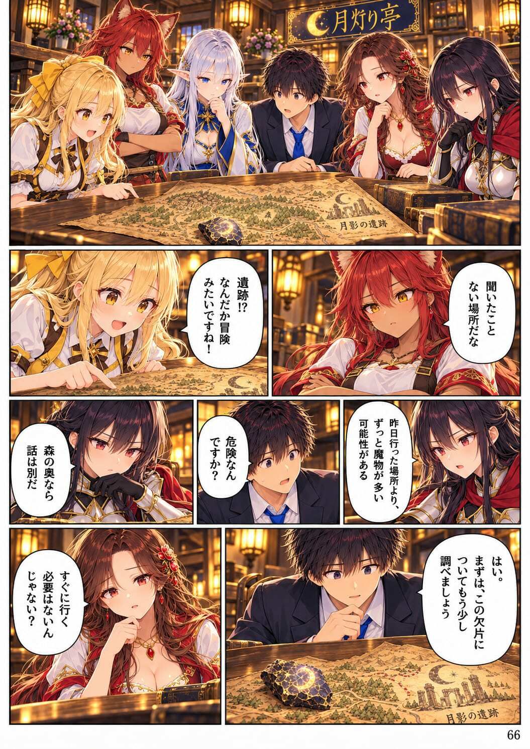 【全11話・約110P・フルカラー】異世界転移したら美女だらけの宿屋に就職しました！？ 第1部 〜月灯り亭と月の道〜本編 画像6