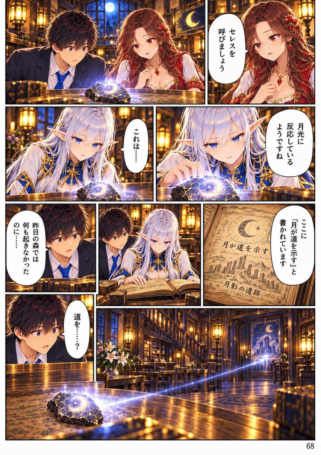 【全11話・約110P・フルカラー】異世界転移したら美女だらけの宿屋に就職しました！？ 第1部 〜月灯り亭と月の道〜本編 画像8