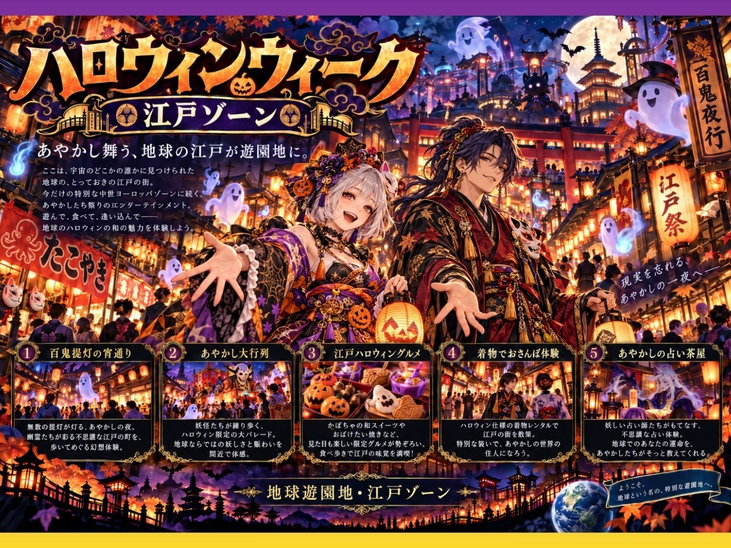 地球遊園地の歩き方 ハロウィン編1 画像1