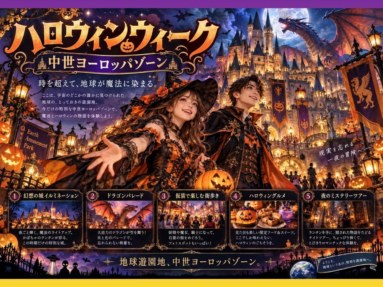 地球遊園地の歩き方 ハロウィン編1 画像2