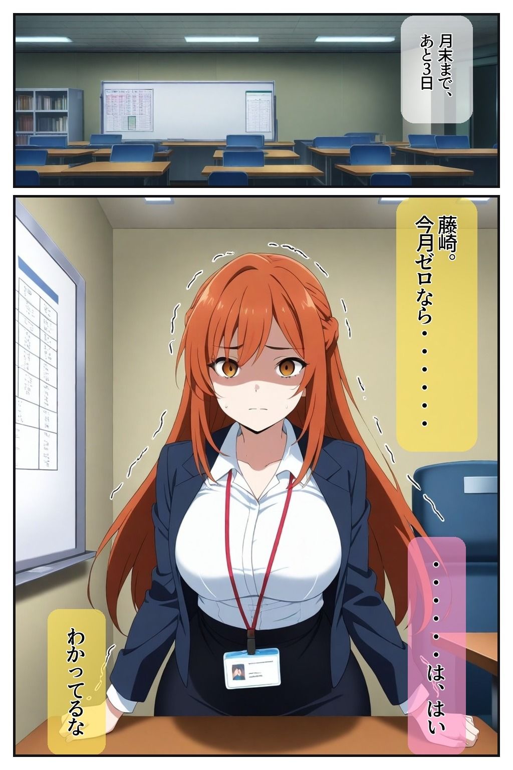 どエロい巨乳不動産屋に営業されたから、契約と引き換えにS〇Xしたったww サンプル9ページ