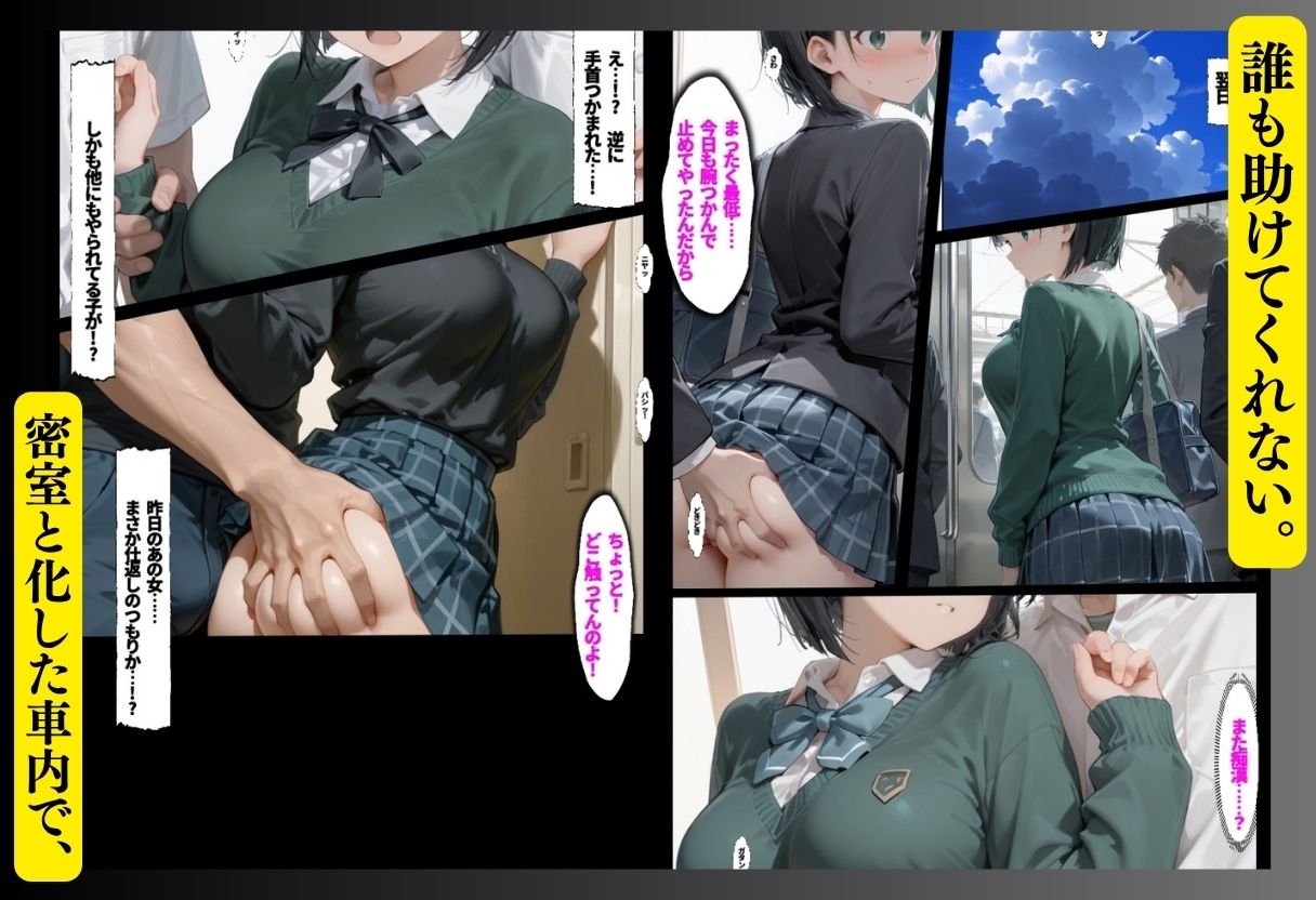 痴●集団しかいない満員列車 画像5