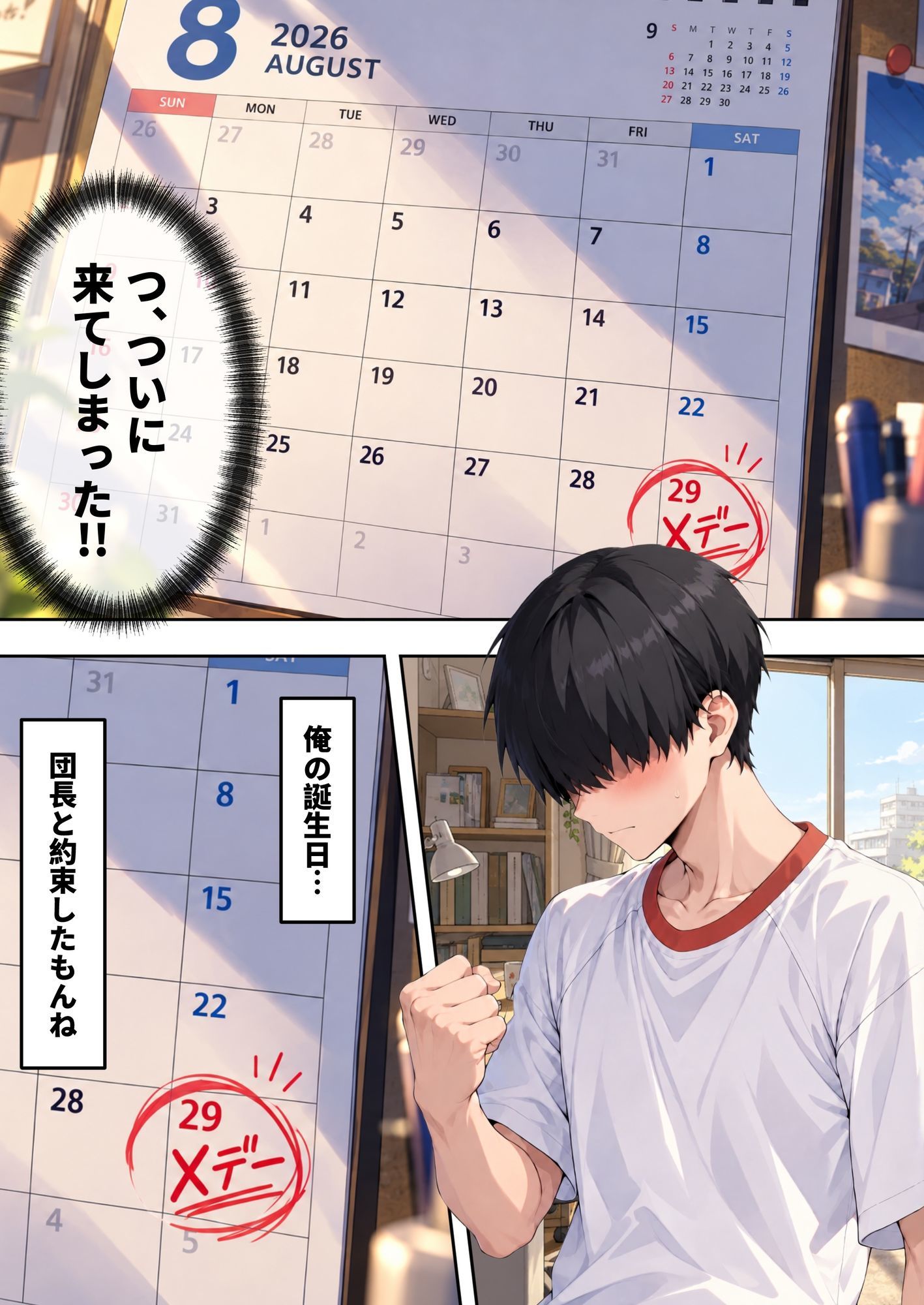 団長とバースデーS◯Xしたい！！ 画像1