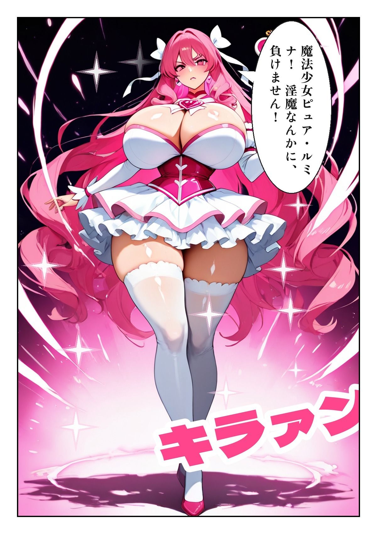 魔法少女ピュア・ルミナ外伝 残業の夜、淫紋は疼く 〜変身できないOLは課長のデスクで堕とされる〜 画像6