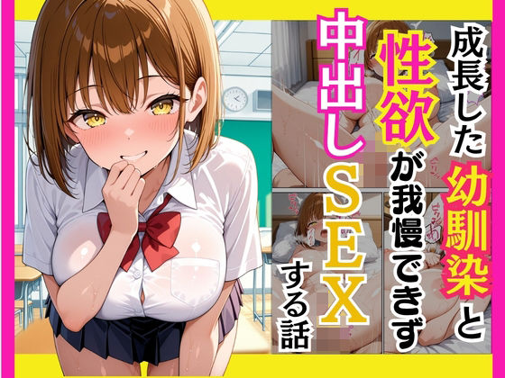 成長した幼馴染と性欲が我慢できず中出しSEXする話の表紙
