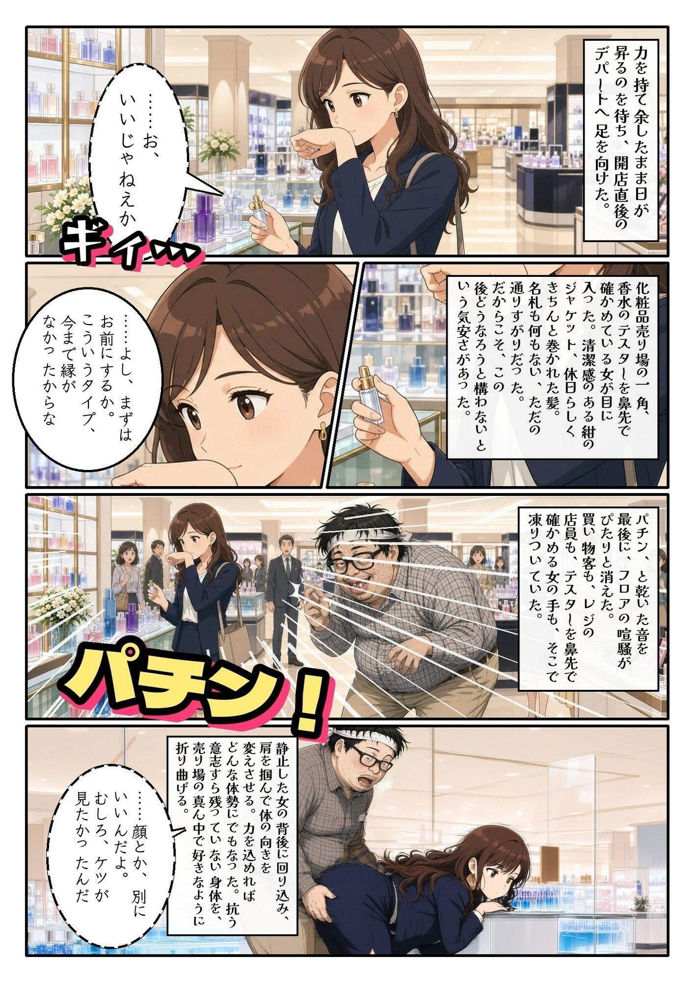 時が止まれば、女の匂いは僕のもの〜童貞、時を止める。嗅ぎ責めに堕ちた地下アイドル【デパート編】〜 デジタルコミック版 画像4