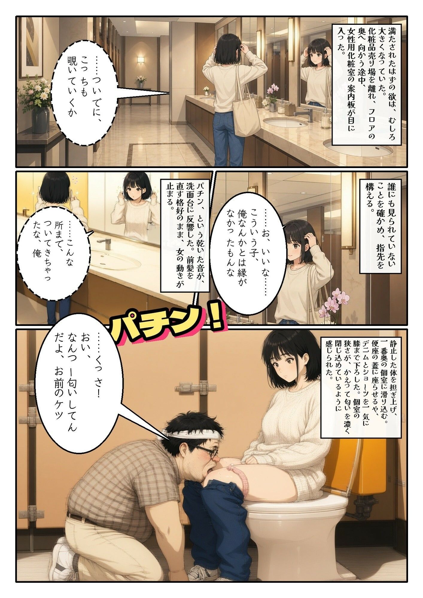時が止まれば、女の匂いは僕のもの〜童貞、時を止める。嗅ぎ責めに堕ちた地下アイドル【デパート編】〜 デジタルコミック版 画像5