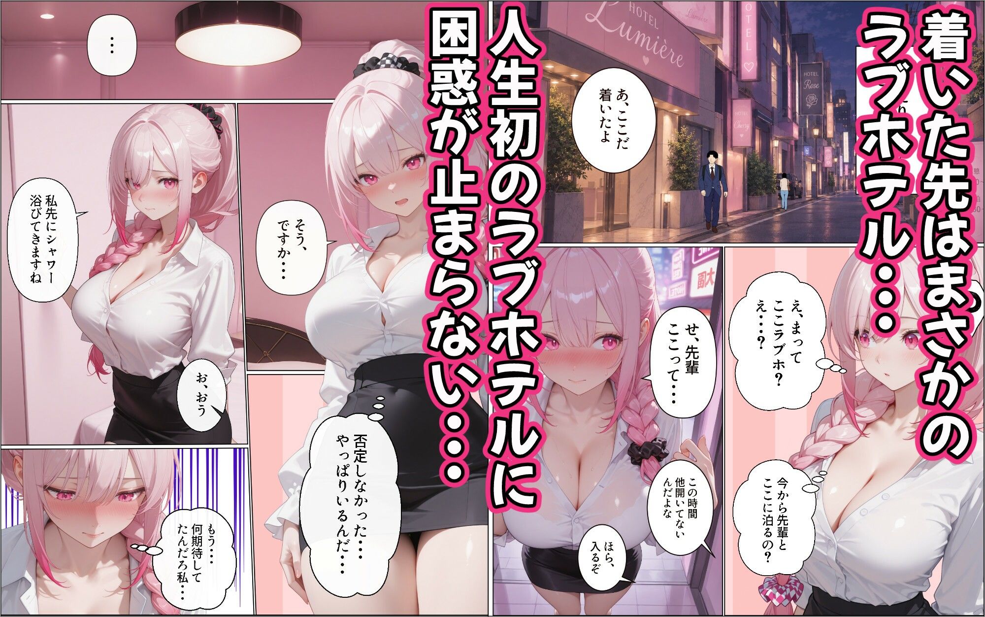 憧れの先輩にラブホでオナニーを見られた夜、初めてなのに自分から跨っちゃった話 画像2