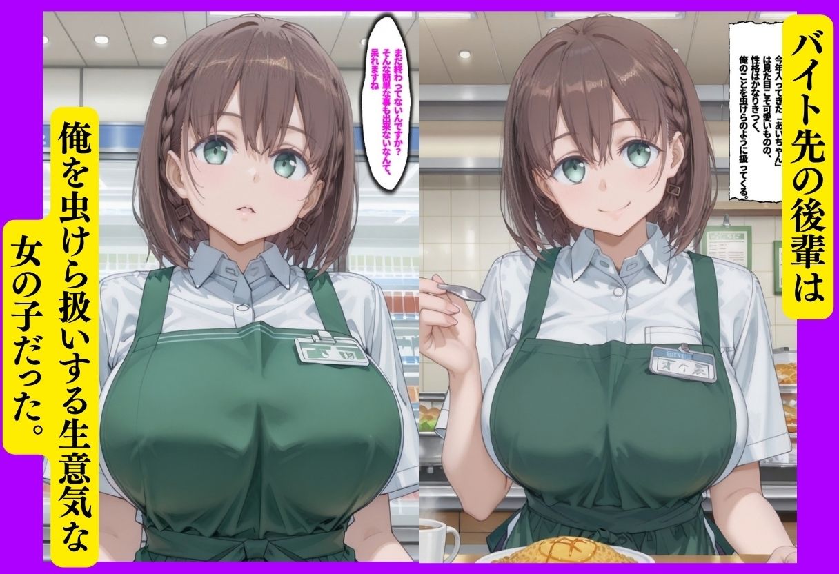 後輩わからせ 〜虫けら扱いしてきた女がメス堕ちするまで〜 サンプル2ページ