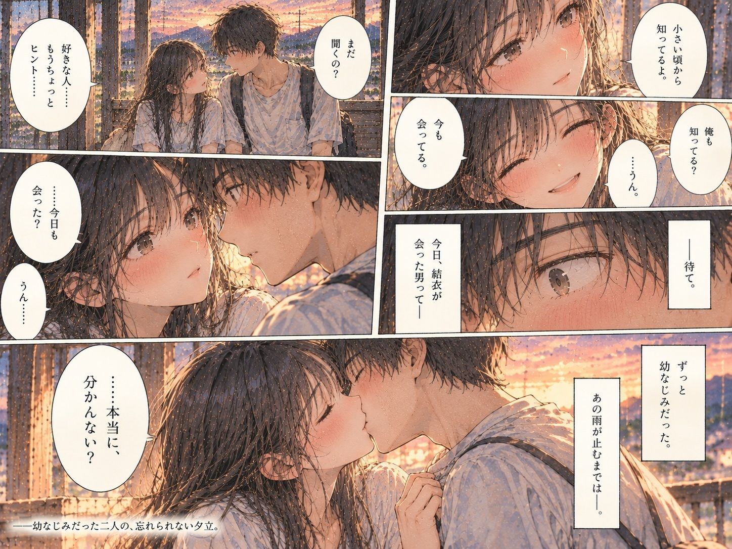雨宿り、幼なじみが女になった。〜濡れた彼女と二人きりになった夏の夕暮れ〜 画像6