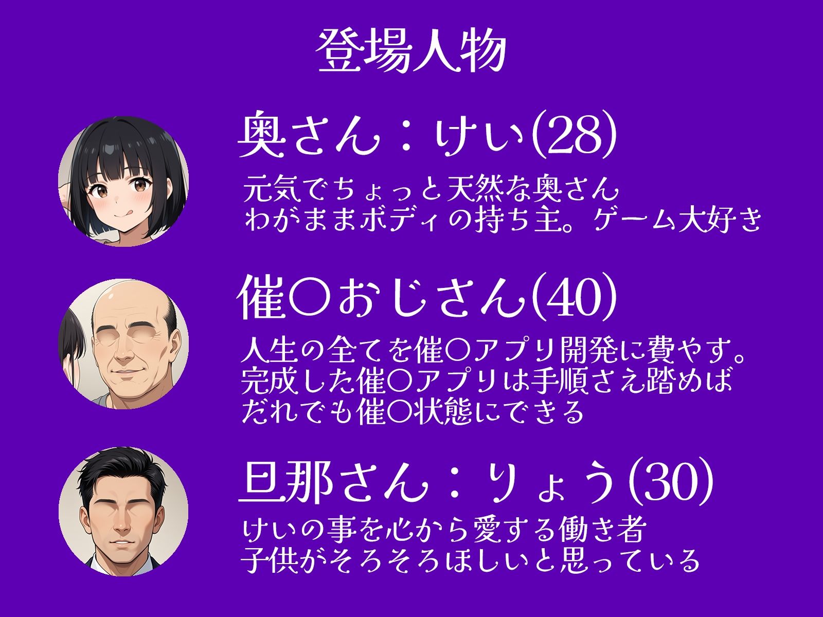 ヒプノシス 人妻けい（28）は催〇おじさんに強●托卵させられる 画像1