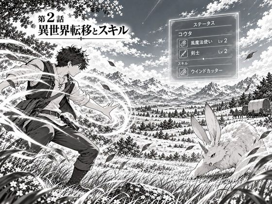 【第2話】社畜だけど転移先の異世界で【ジョブ設定スキル】を駆使して世界滅亡の危機に立ち向かう  〜【最強ハーレム】を築くまで、俺は止まらねぇからよぉ！〜【猪木洋平】