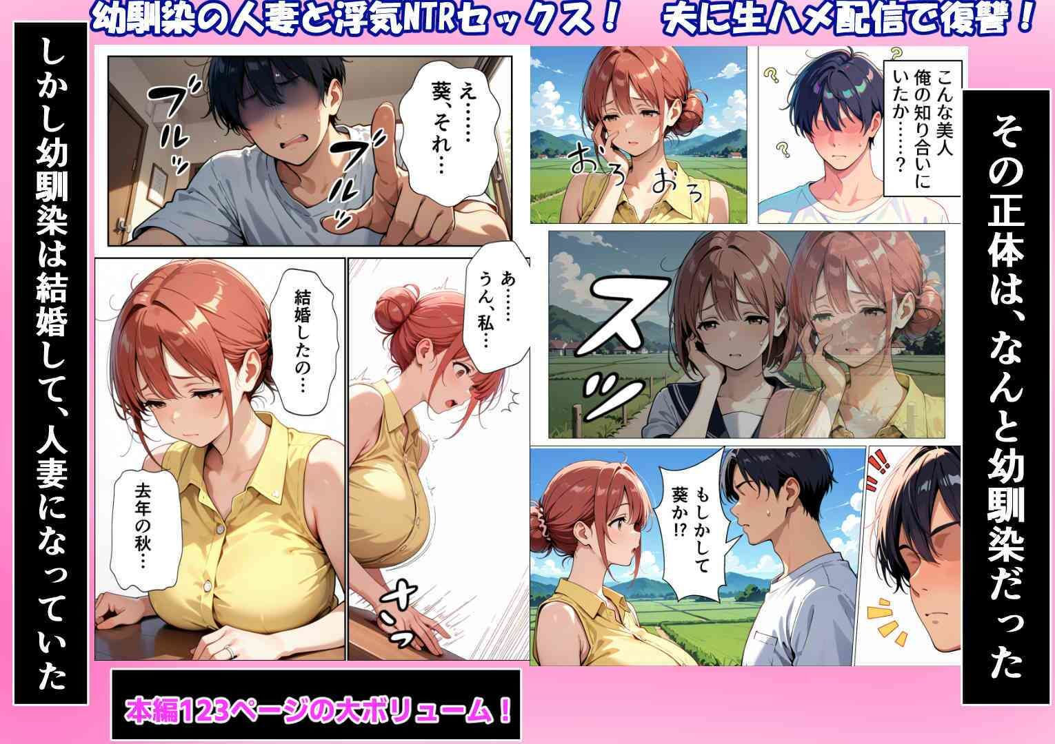 幼馴染がクズ男と結婚して人妻になってたから童貞だけど寝取ることにした 画像3
