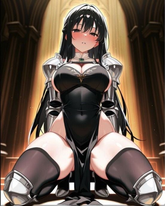 【ファンタジー/女騎士/巨乳堕落】 老いた帝王の征服録 暴君は高貴なる王妃・騎士・聖女を悉く支配する 〜強気黒髪女騎士陥落編6〜 サンプル7