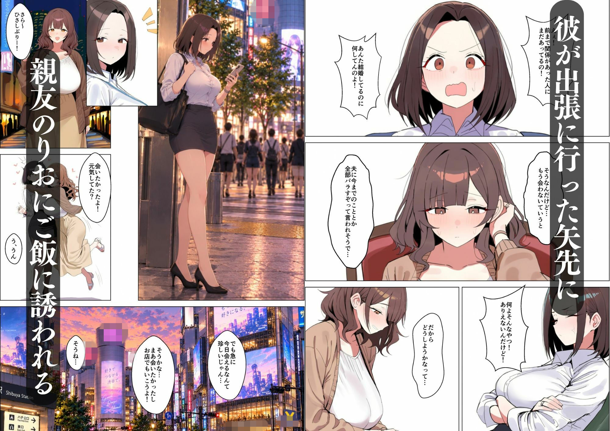 清楚な婚約者が親友の身代わりでおじさんのデカチンで完堕ちする話 画像2