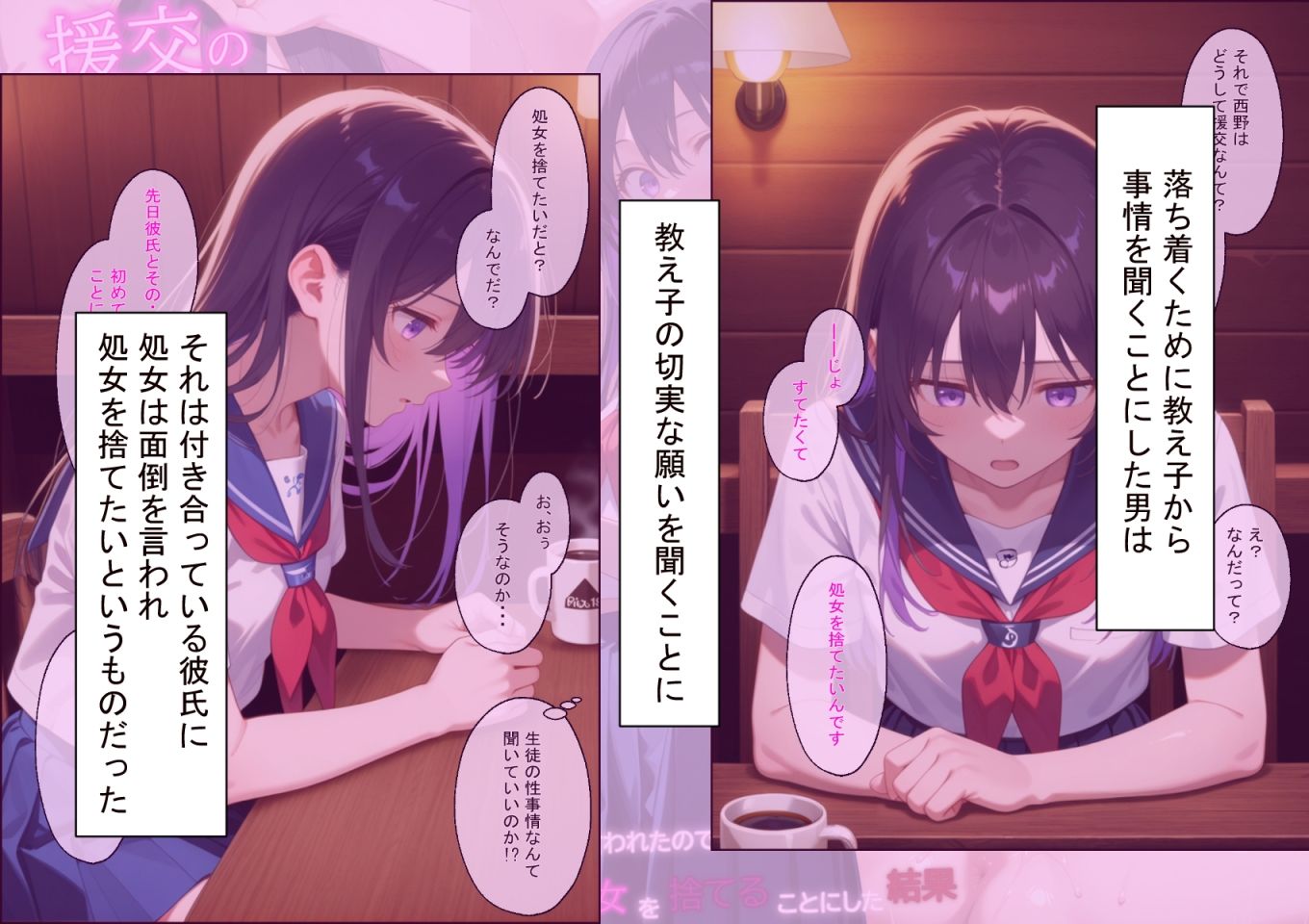 援交の待ち合わせ場所に担当する教え子が待っていました 画像3