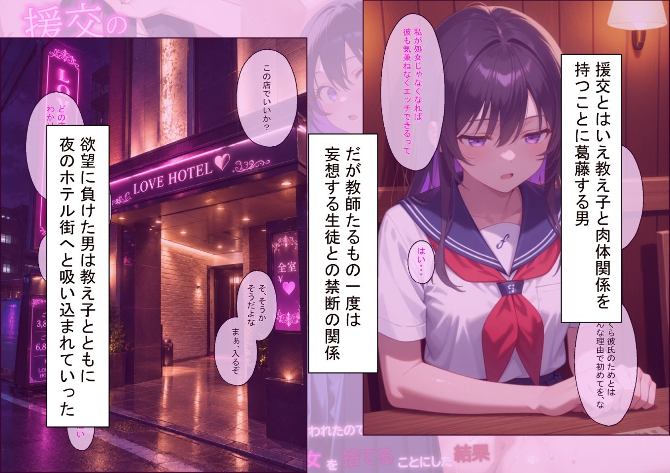 援交の待ち合わせ場所に担当する教え子が待っていました 画像4