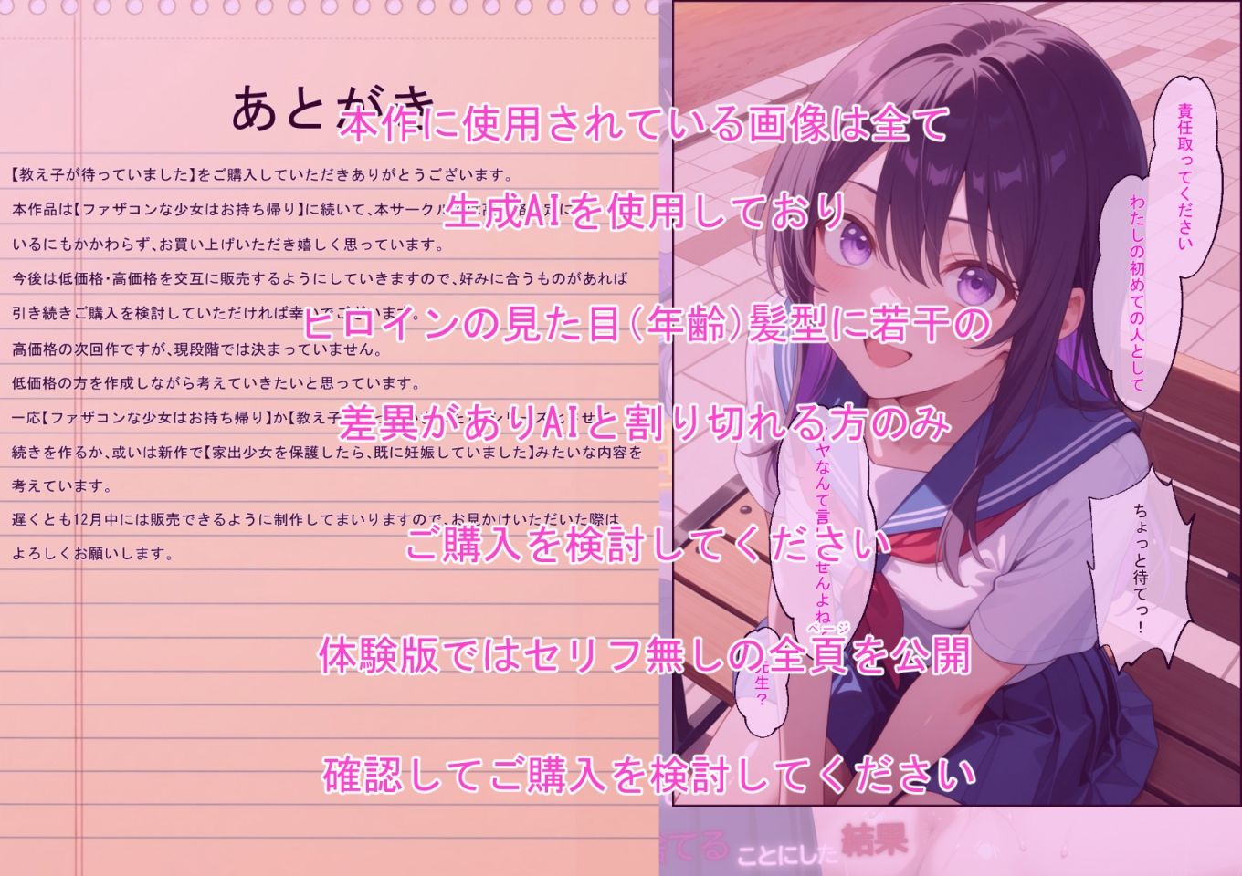 援交の待ち合わせ場所に担当する教え子が待っていました 画像10