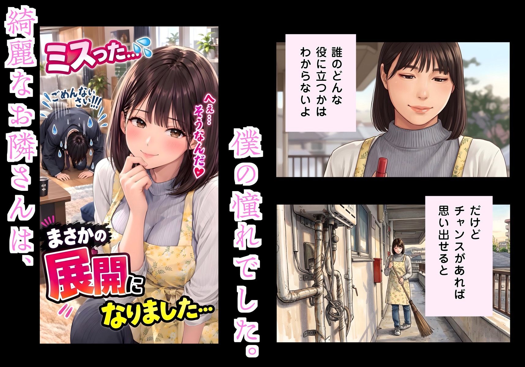 ミスして土下座したら、大家さんに押し倒された件〜「ずっと好きでした」両想い同居人の甘々お仕置き交尾〜 画像1