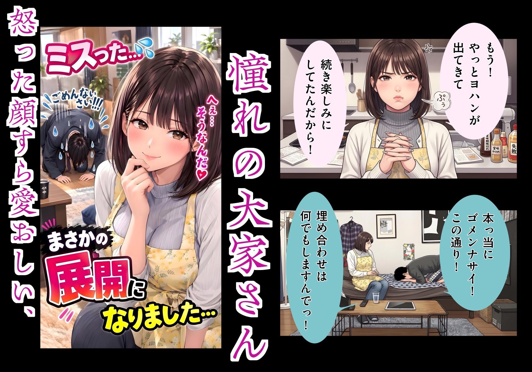 ミスして土下座したら、大家さんに押し倒された件〜「ずっと好きでした」両想い同居人の甘々お仕置き交尾〜 画像4