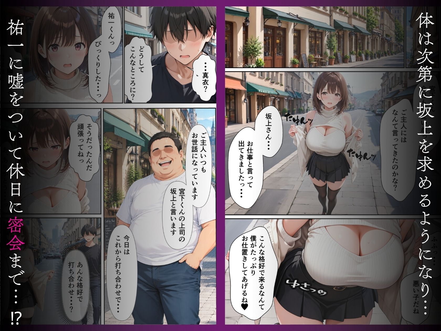 真面目な人妻OLが上司に寝取られて浮気交尾にハマる話 画像8
