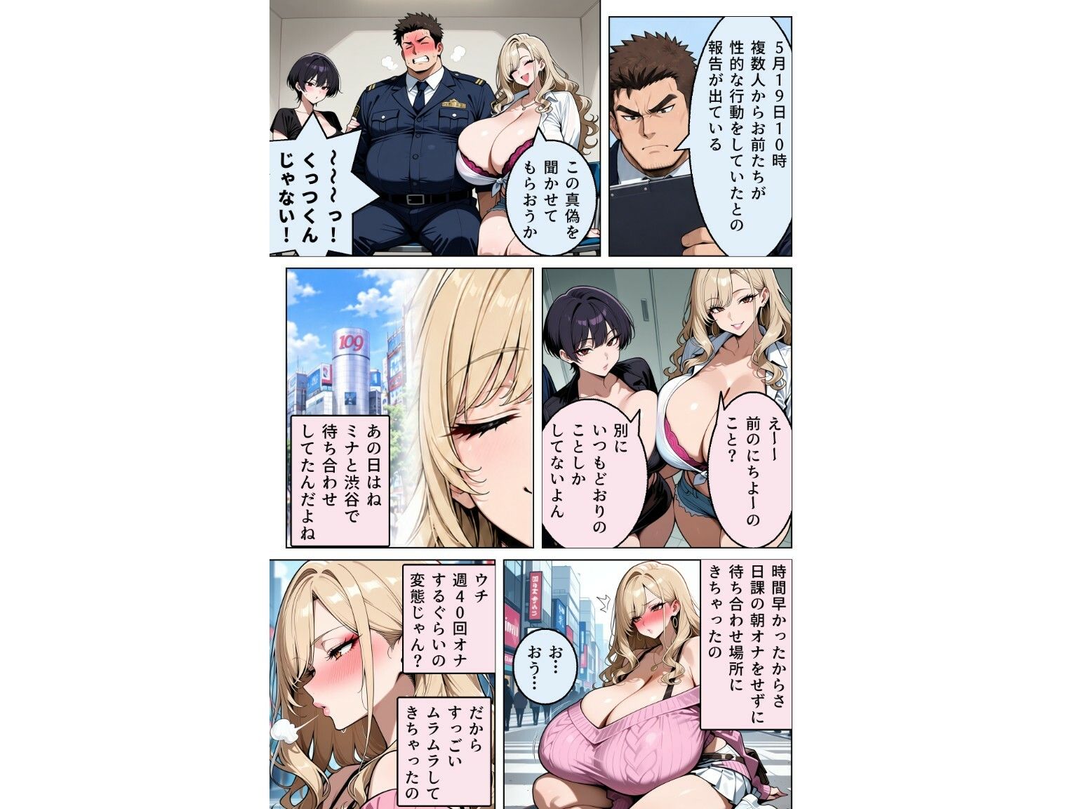 爆乳痴女を取り調べたら、逆に搾り取られた件