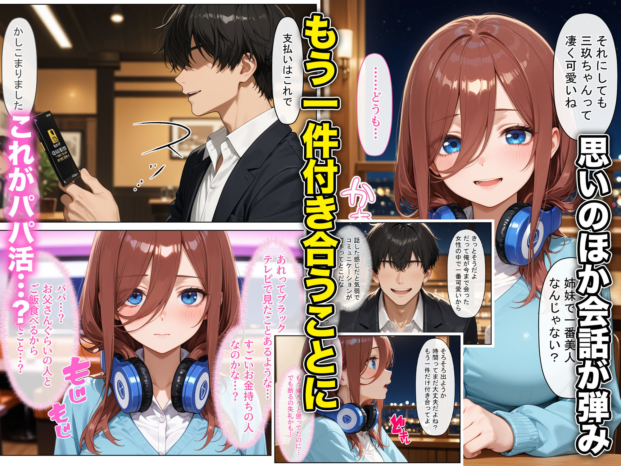 放課後、彼女たちはパパと会う〜ダウナー系妹三女がおじさんに理性をぶっ壊されて何度も中出しされる話 画像2