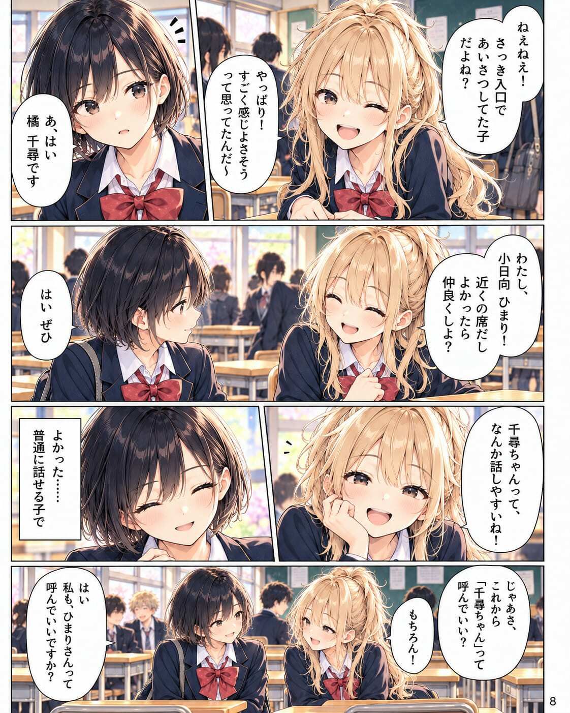 【第1巻】初回販売記念「半額セール♪」『元ヤン幼馴染の清楚デビューが完璧すぎる件。』【全11話・約110P・フルカラー】 画像8