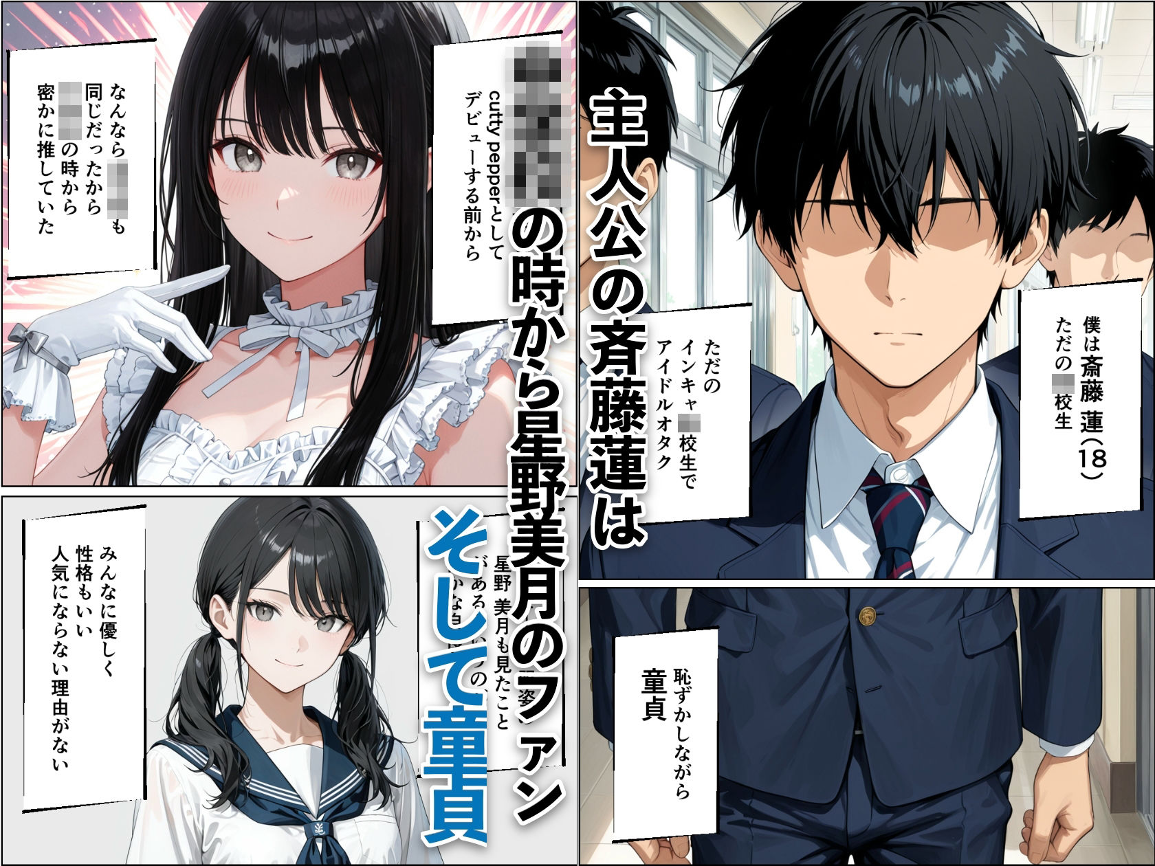 インキャ童貞の僕が日本一のアイドルの彼氏に転生！？中出し同棲生活が始まった話 画像2