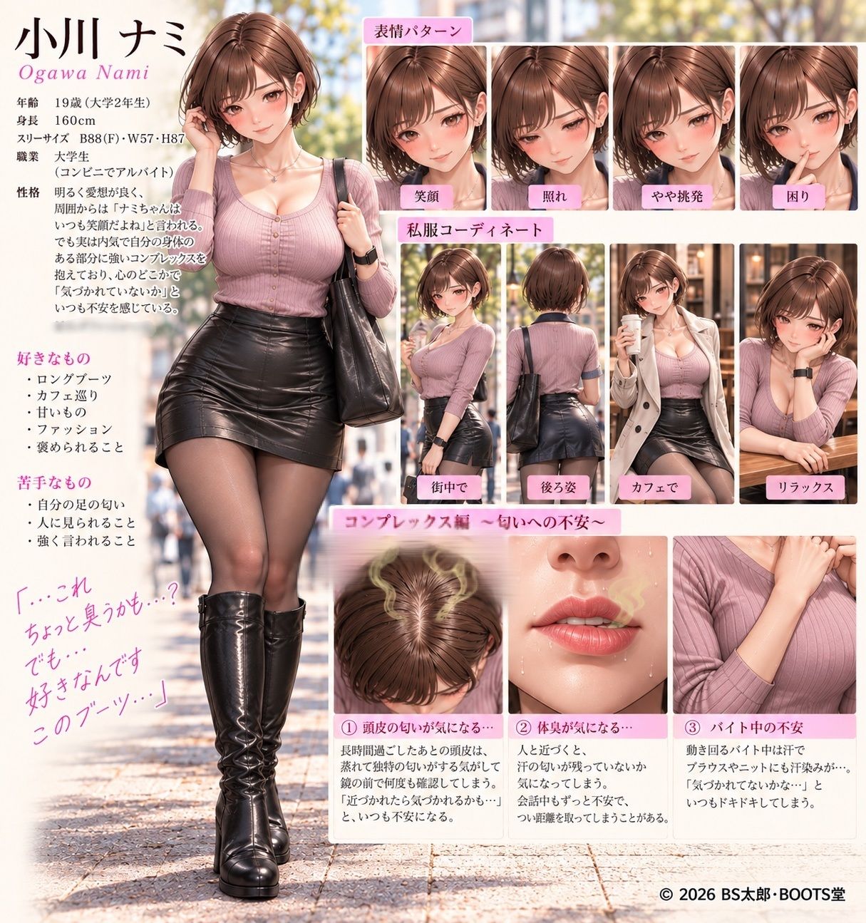 ナミ（はーと）私のブーツってやっぱり臭いですか？ 画像5
