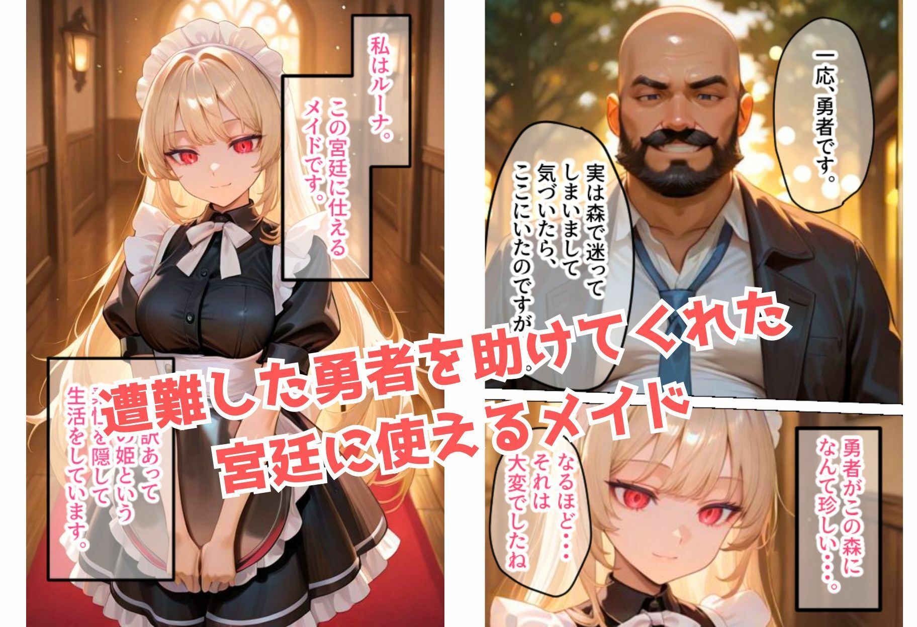 メイドちゃんがチン棒に服従した件2【全Pセリフあり】 画像1