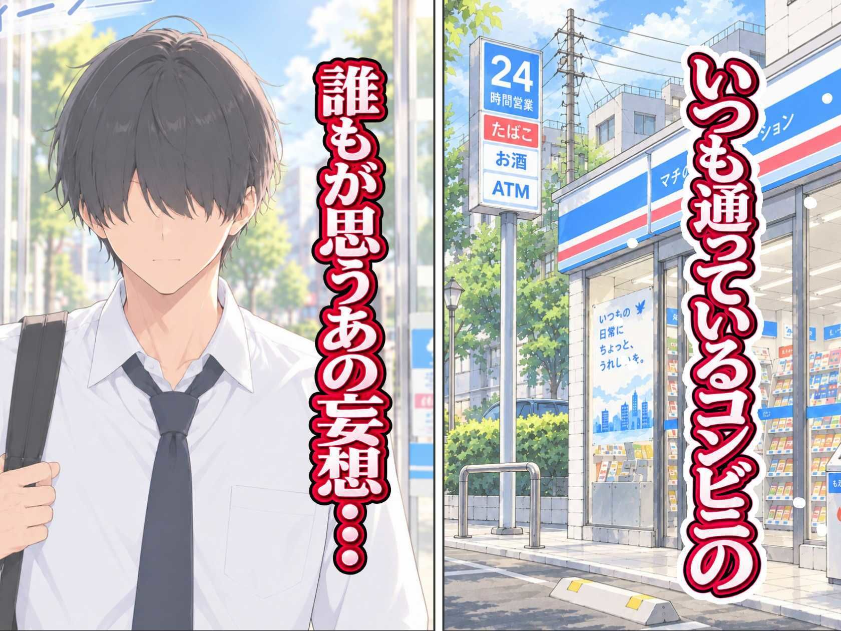 コンビニ妄想 エッチなのはボクだけじゃない！？ 画像1