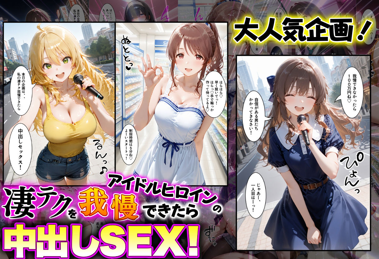 アイドルマスターの凄テク我慢できたら中出しSEX サンプル1ページ