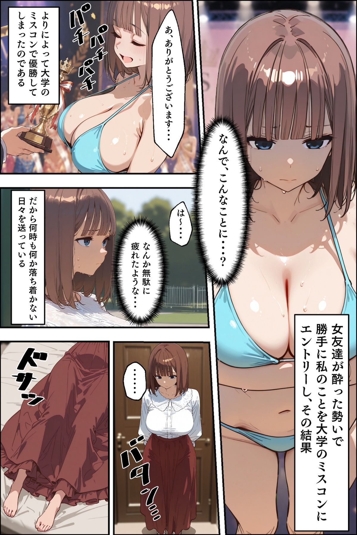 ミスコン優勝彼女を寝取って俺の女にした 画像3