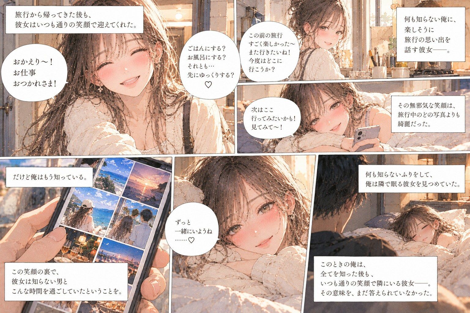 彼女の裏アカウントを見つけたら、知らない男との旅行写真が投稿されていた。 画像6