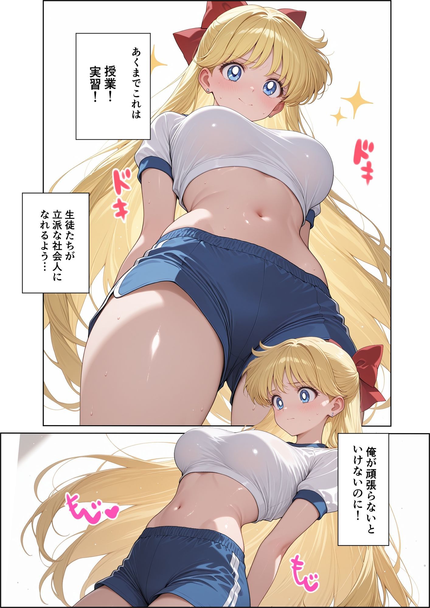 性接待実習〜先生がヤりたいだけなんていやそんなわけ〜【セ〇ラームーン】 画像7